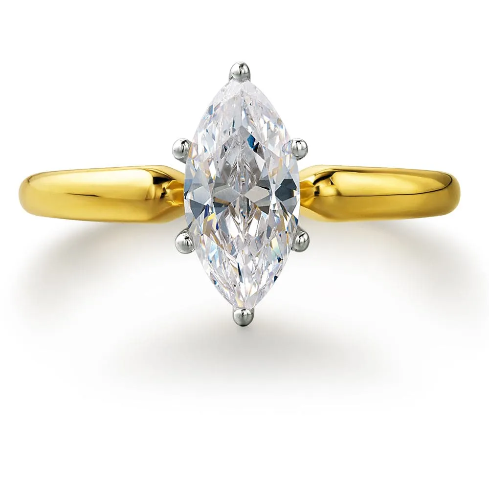 1 ct. Marquise  Solitaire Ring