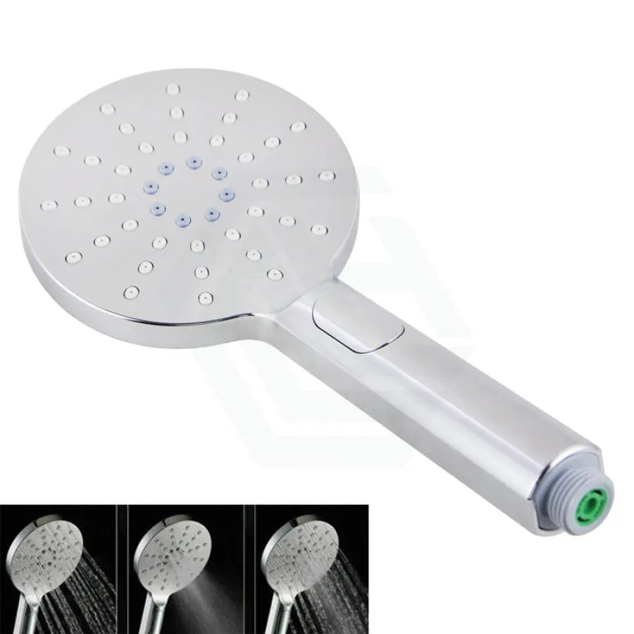 10 inch 250mm Round Chrome Twin Shower Station Top Water Inlet with 3 Functions Handheld
