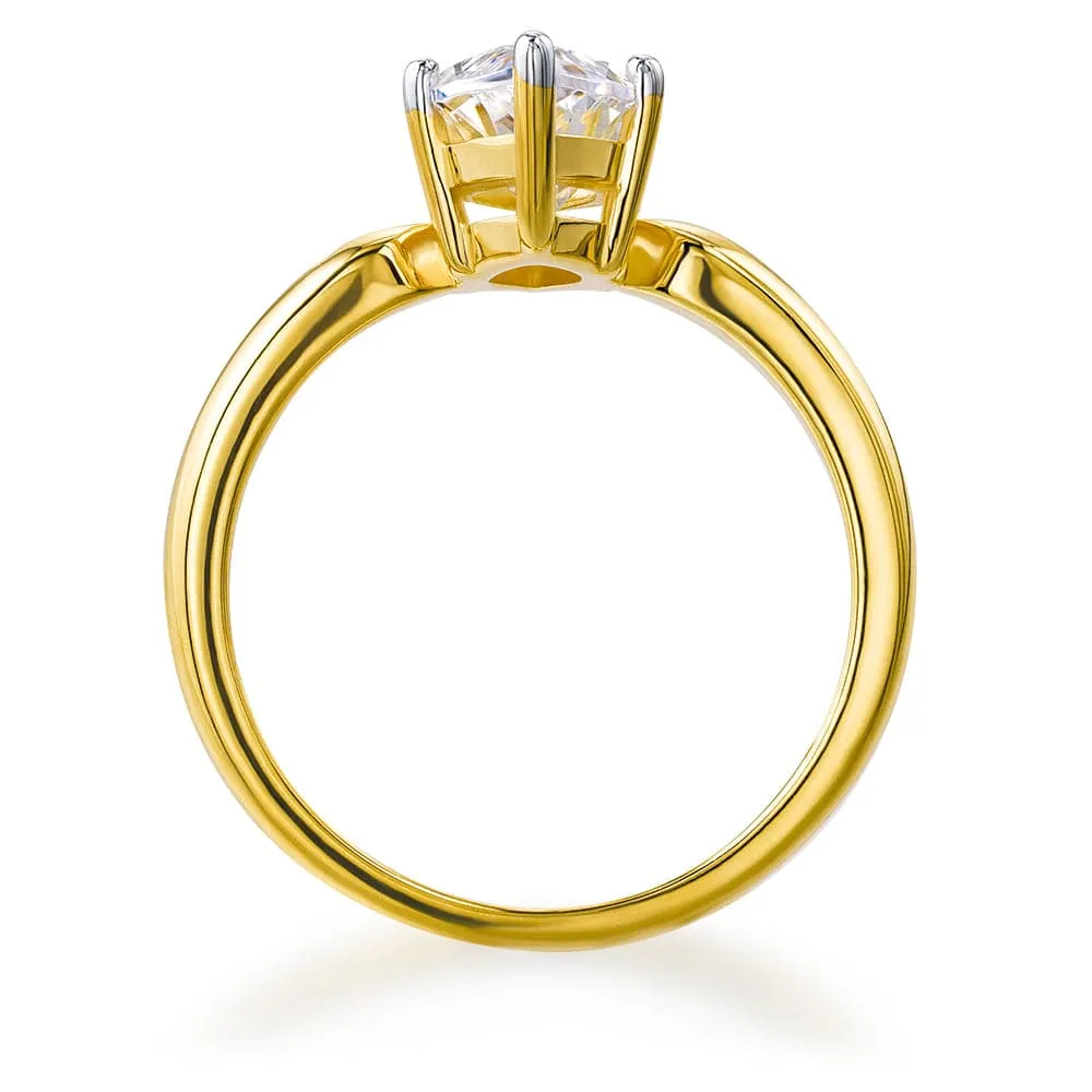 2 ct. Marquise Solitaire Ring