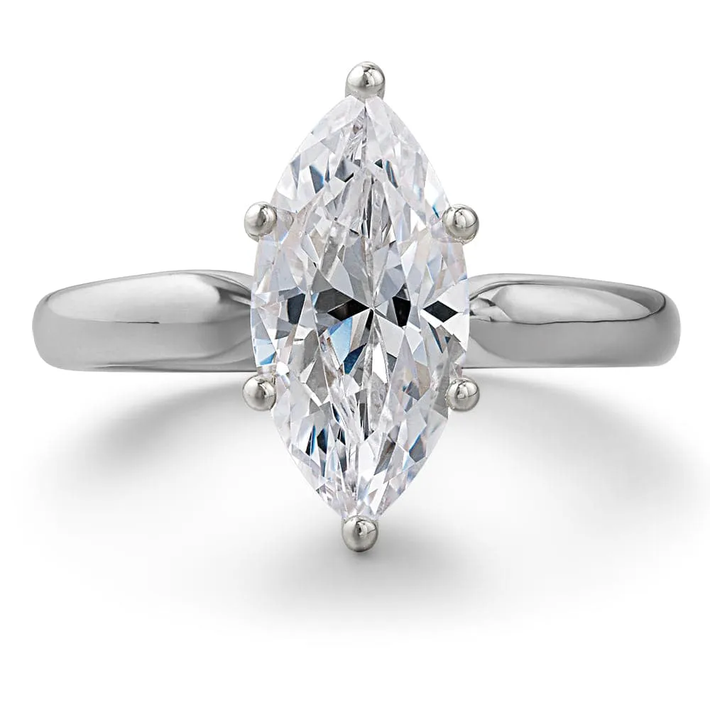 2 ct. Marquise Solitaire Ring