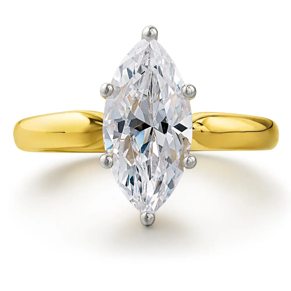 2 ct. Marquise Solitaire Ring