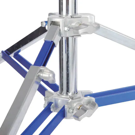 310cm Dual-Riser Stainless Steel Junior-Pin Combo Stand with Levelling Leg