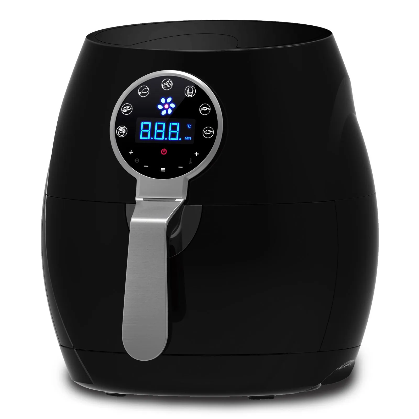 5 Litre Air Fryer | Black   1.7 Litre Kettle | Blue LED | Kitchen Package Deal Set