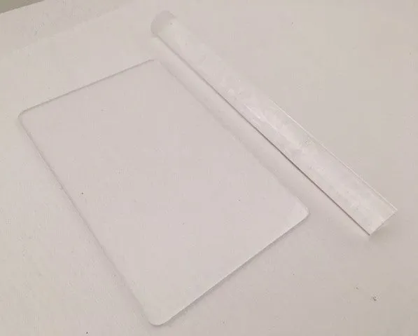 Acrylic Clay Roller and Plate