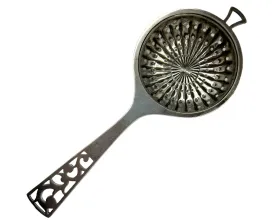 Antique Sterling Silver Tea Strainer Webster North Attleboro MA