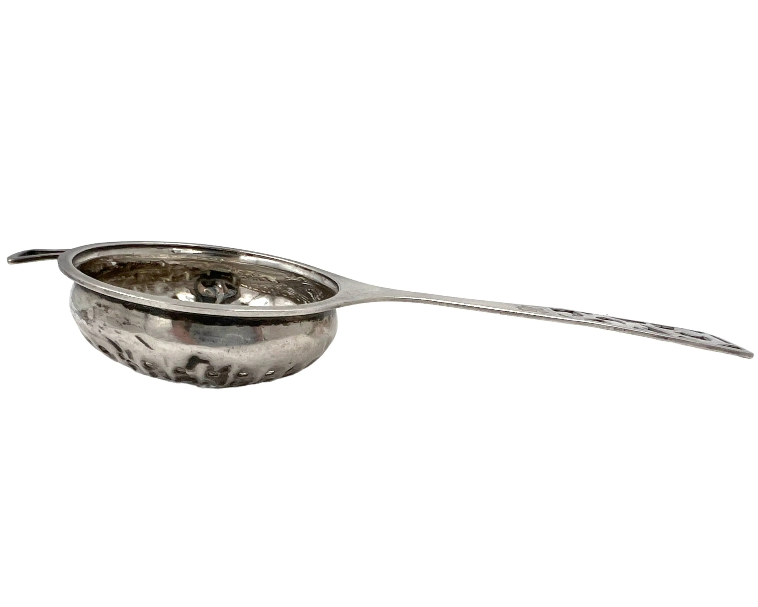 Antique Sterling Silver Tea Strainer Webster North Attleboro MA
