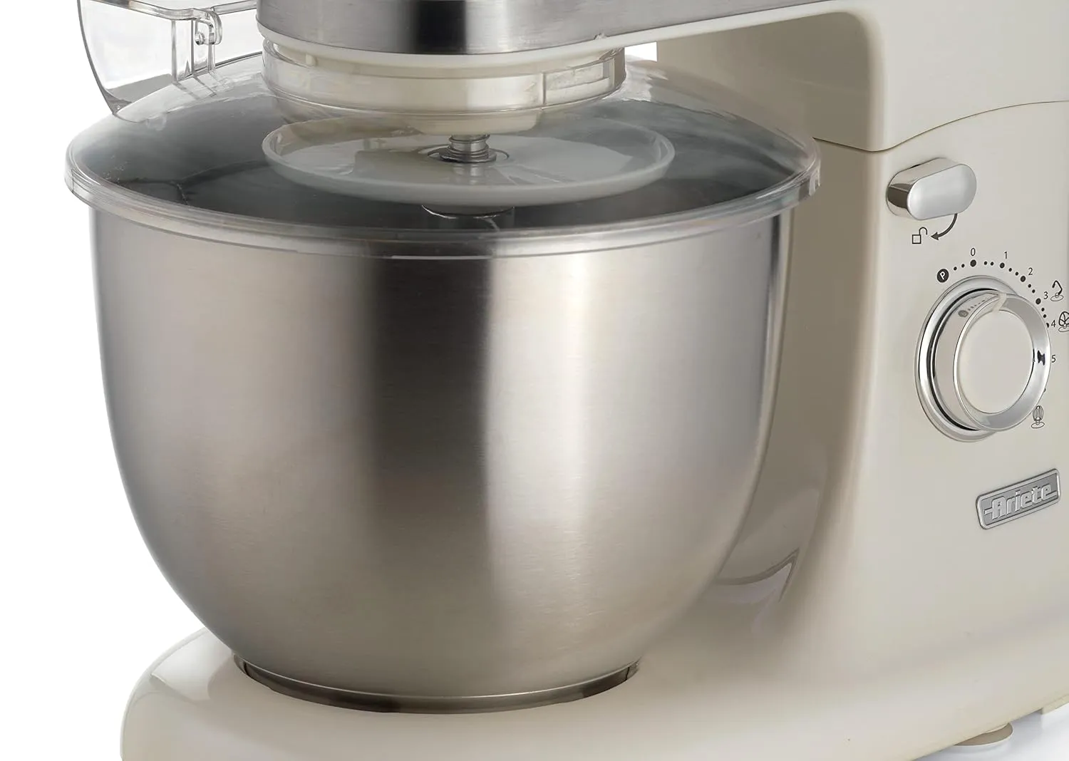 Ariete Vintage Mixer 1588, Food Processor for Dough Maker/Beater Hook, Heart Beater and Wire Whisk Included- 5.5 Lt, 7 Speeds,1200W, Green