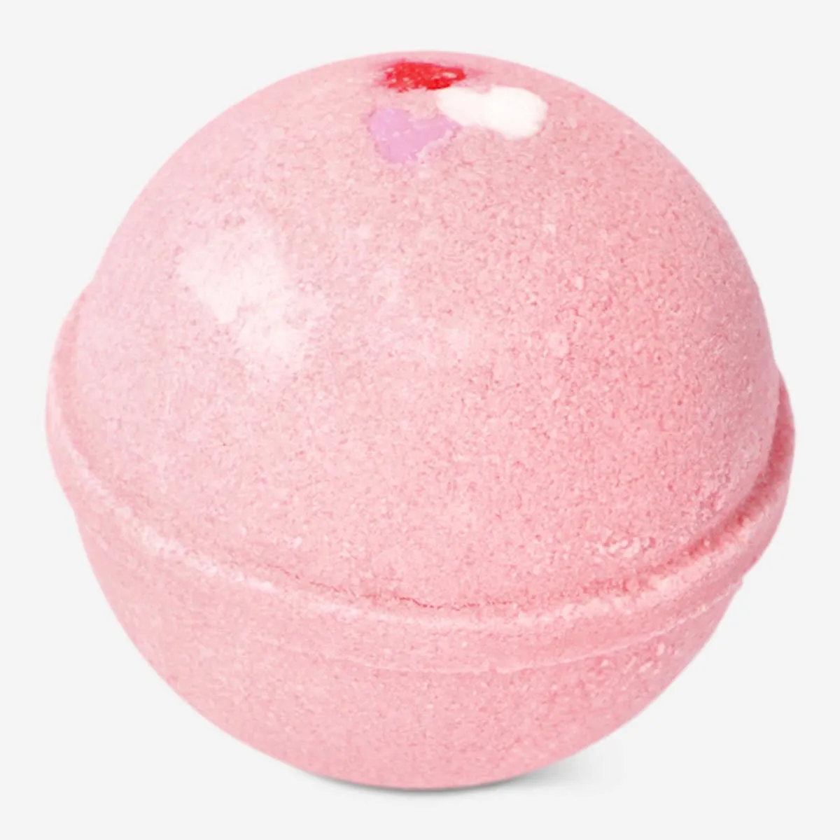 Bath bomb. Rose fragrance