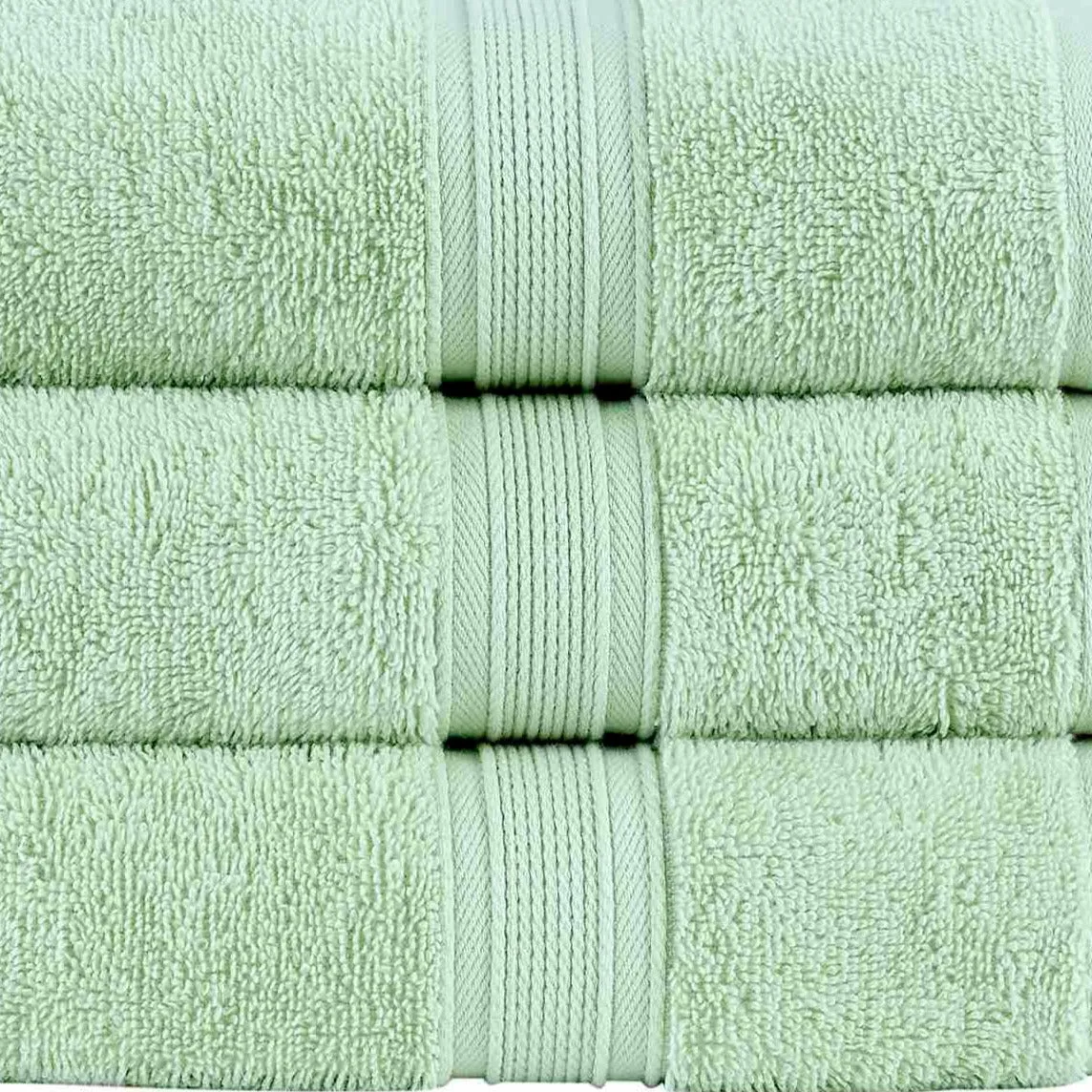 Christy Serene Combed Cotton Towel - Cucumber