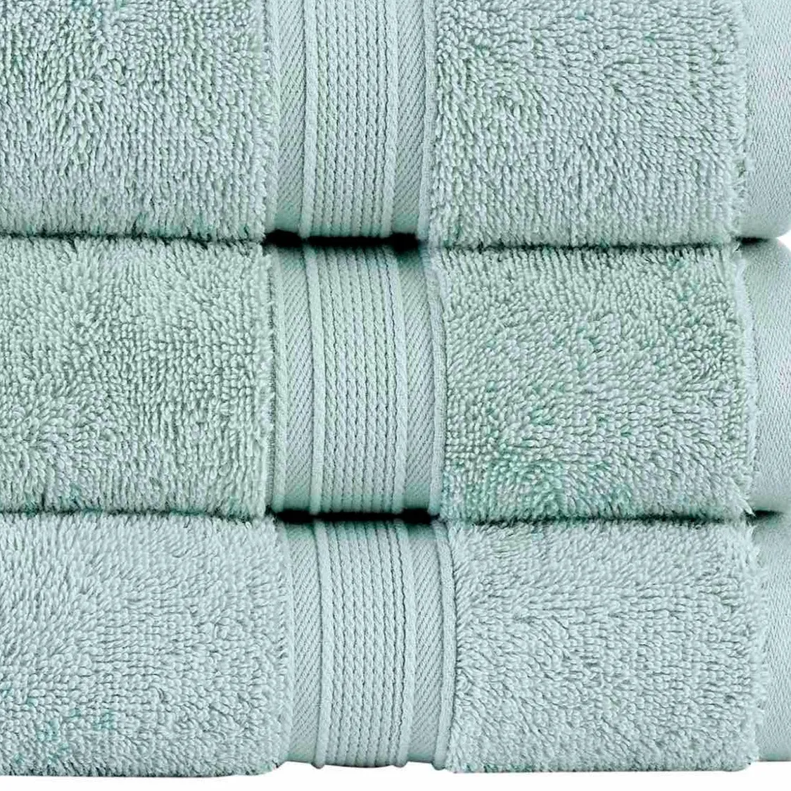 Christy Serene Combed Cotton Towel - Duck Egg