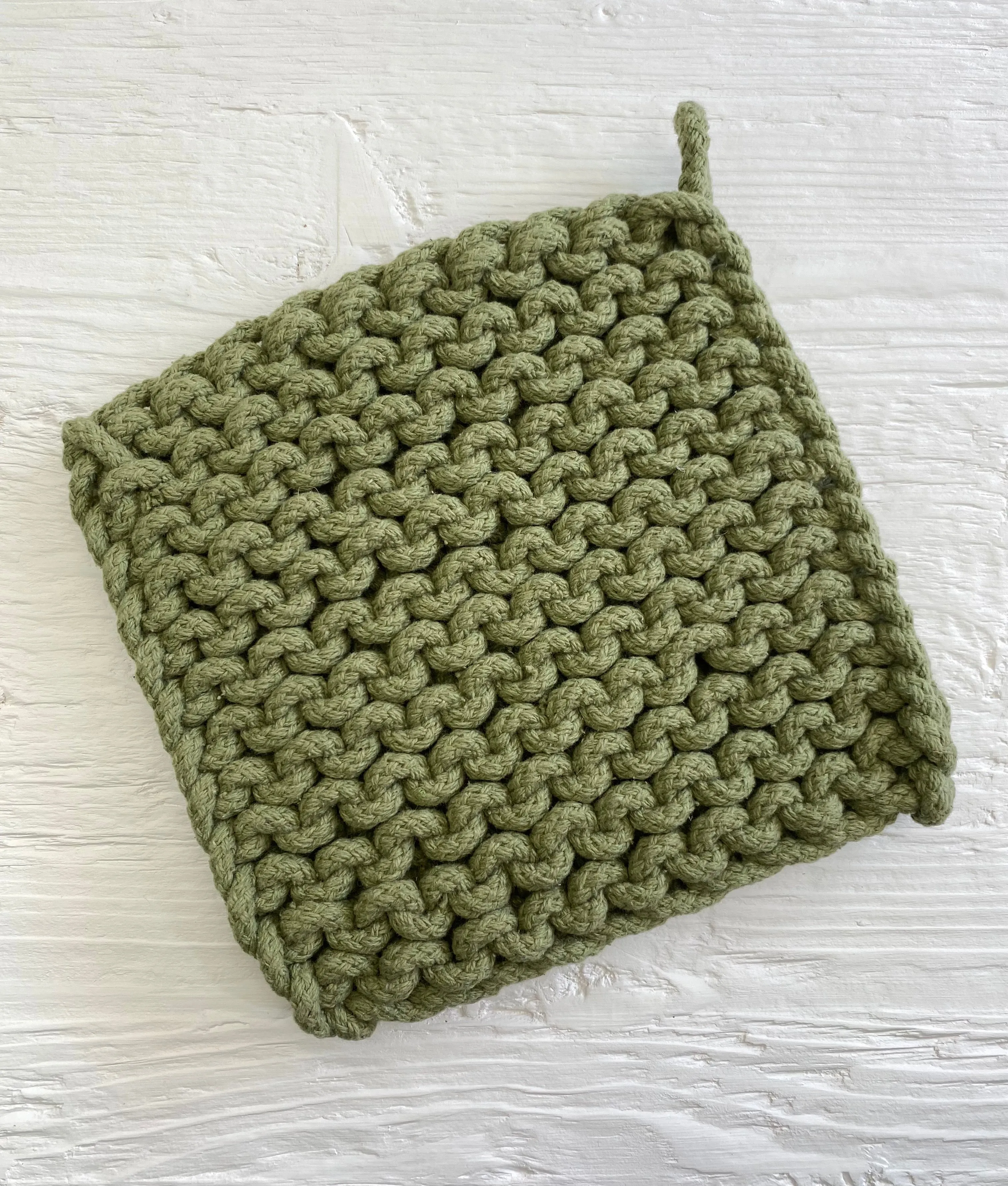 Cotton Pot Holder - Assorted Colors