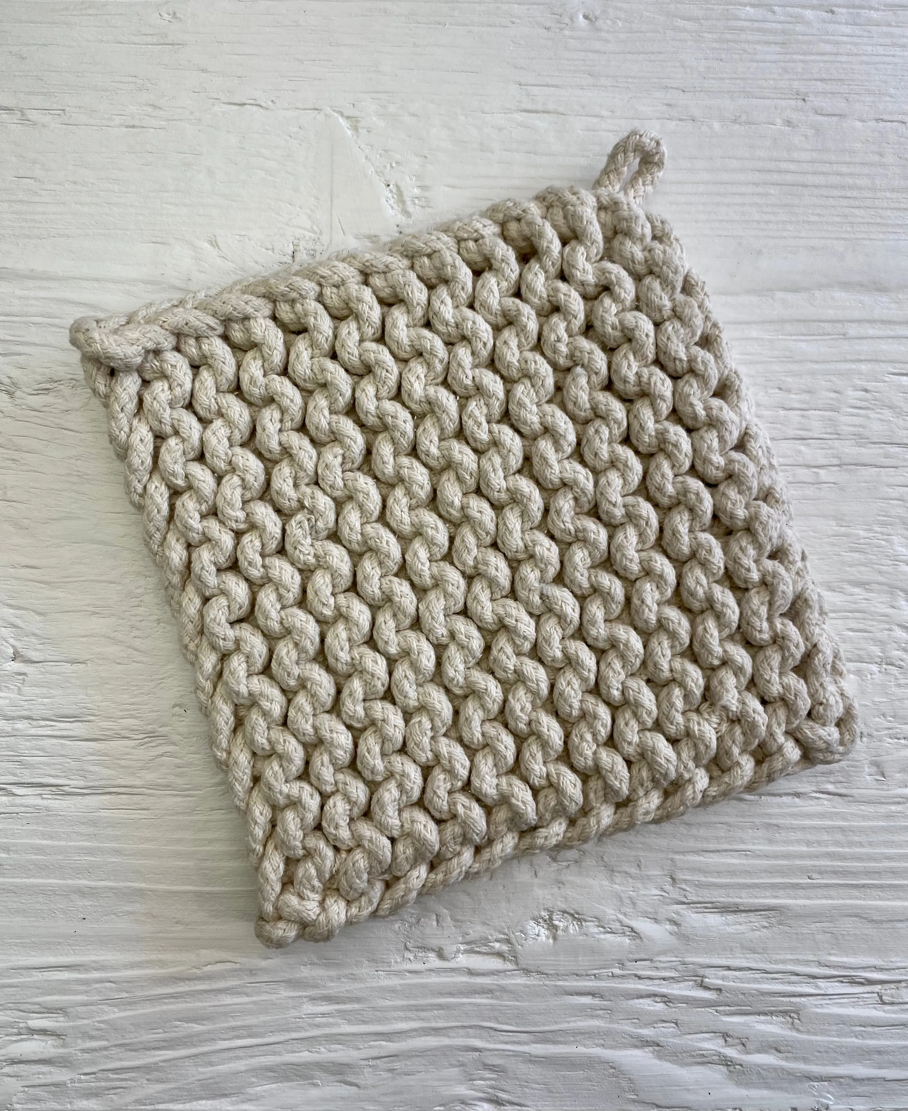 Cotton Pot Holder - Assorted Colors