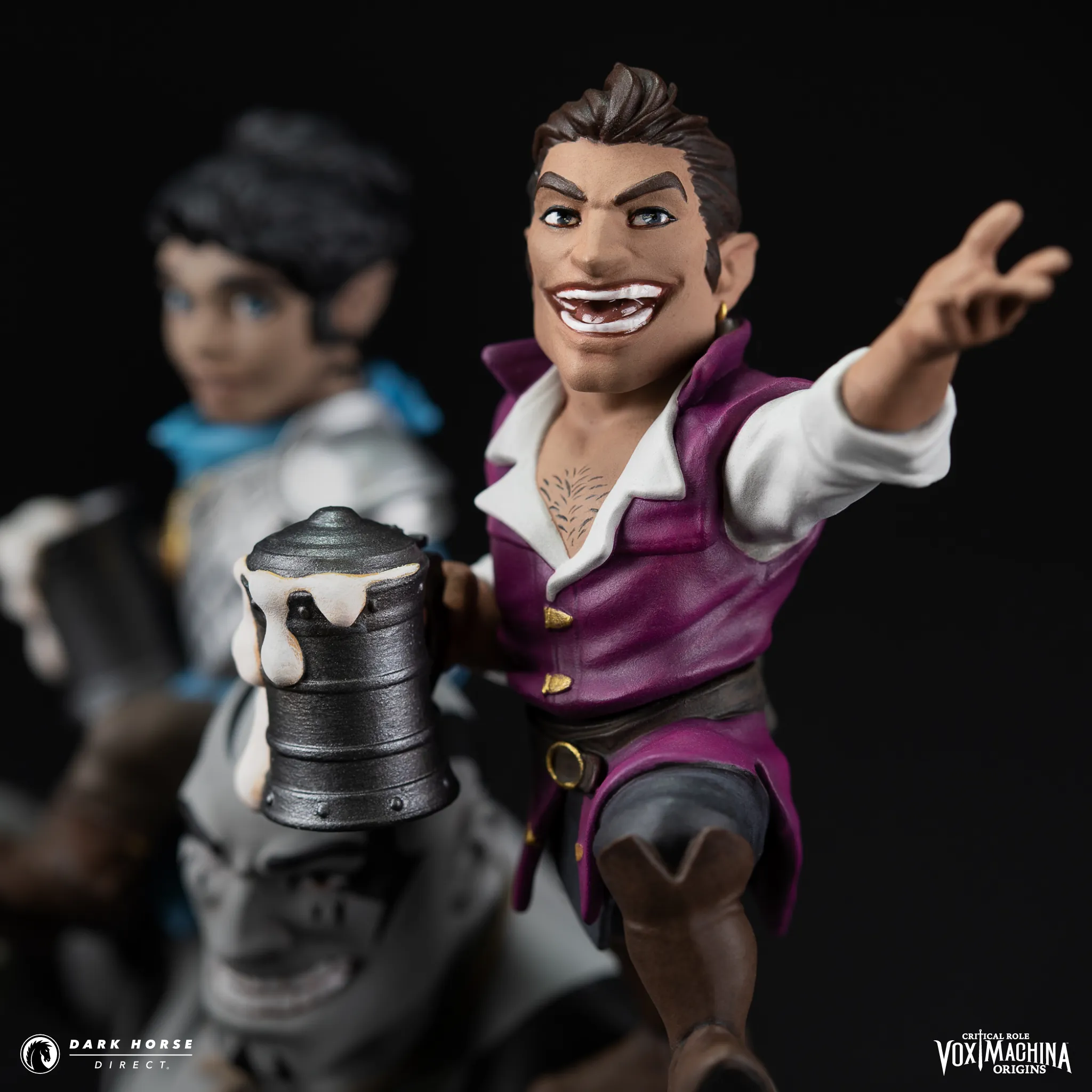 Critical Role: Vox Machina Origins - Grog Strongjaw, Pike Trickfoot, and Scanlan Shorthalt Bust
