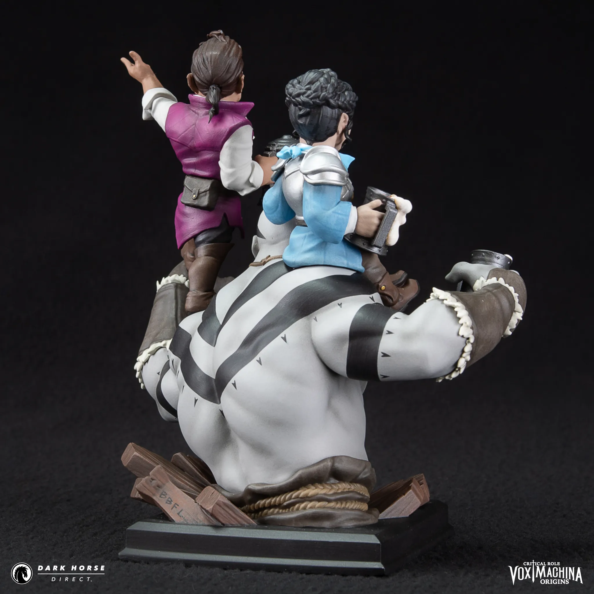Critical Role: Vox Machina Origins - Grog Strongjaw, Pike Trickfoot, and Scanlan Shorthalt Bust