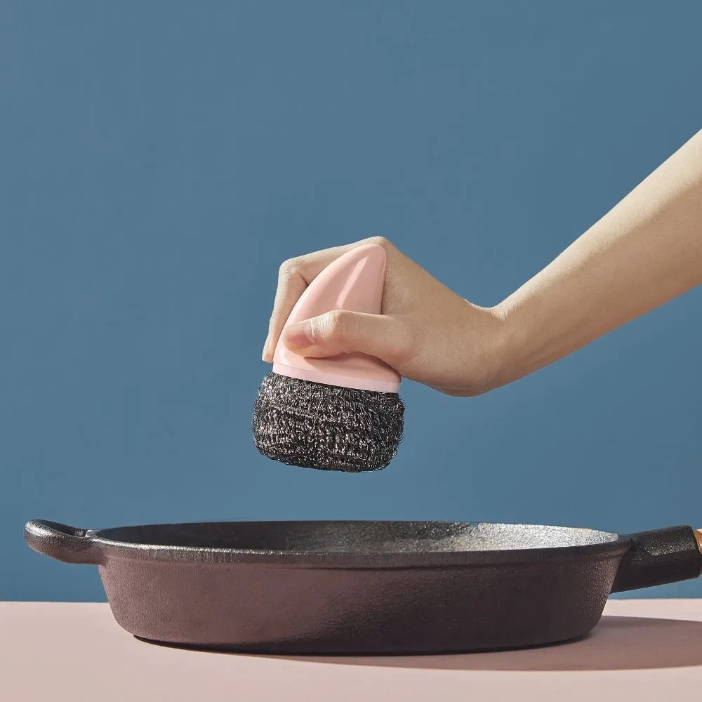 Cute Shark-Fin Pan Scrubber (with 1 scrub refill)