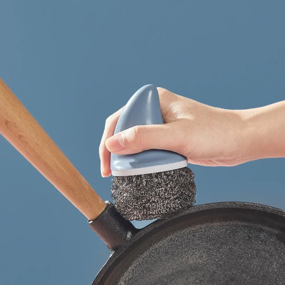 Cute Shark-Fin Pan Scrubber (with 1 scrub refill)