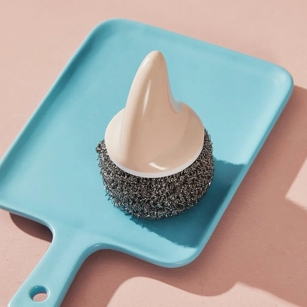 Cute Shark-Fin Pan Scrubber (with 1 scrub refill)