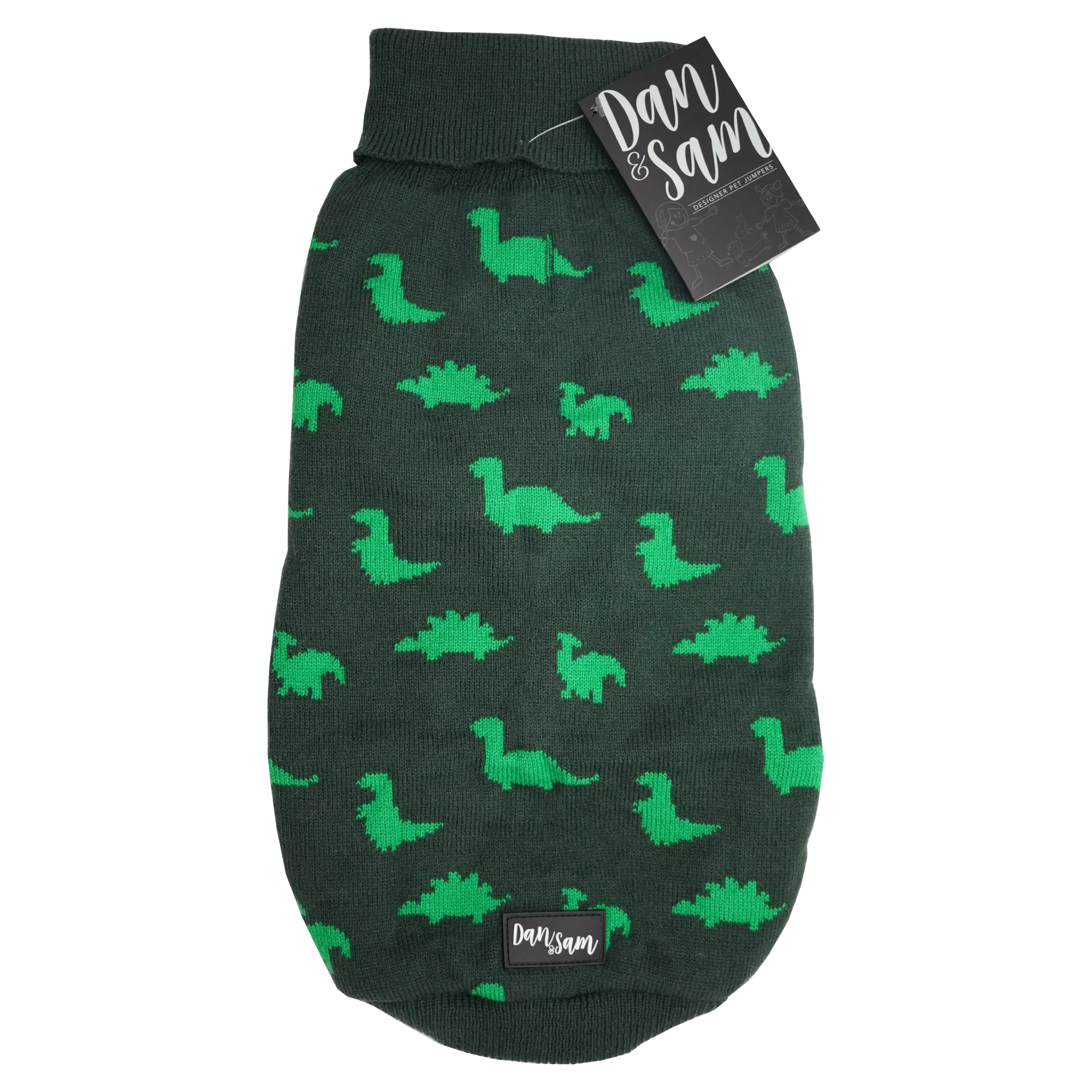 Dan & Sam - Dog Jumper (Dinosaur Land) - 25cm