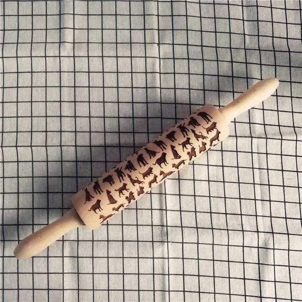 Dog Embossed Rolling Pin