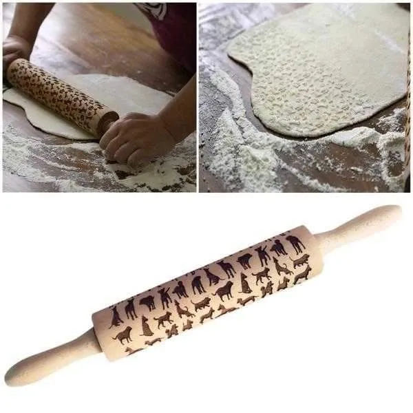 Dog Embossed Rolling Pin