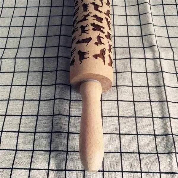 Dog Embossed Rolling Pin