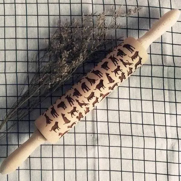 Dog Embossed Rolling Pin