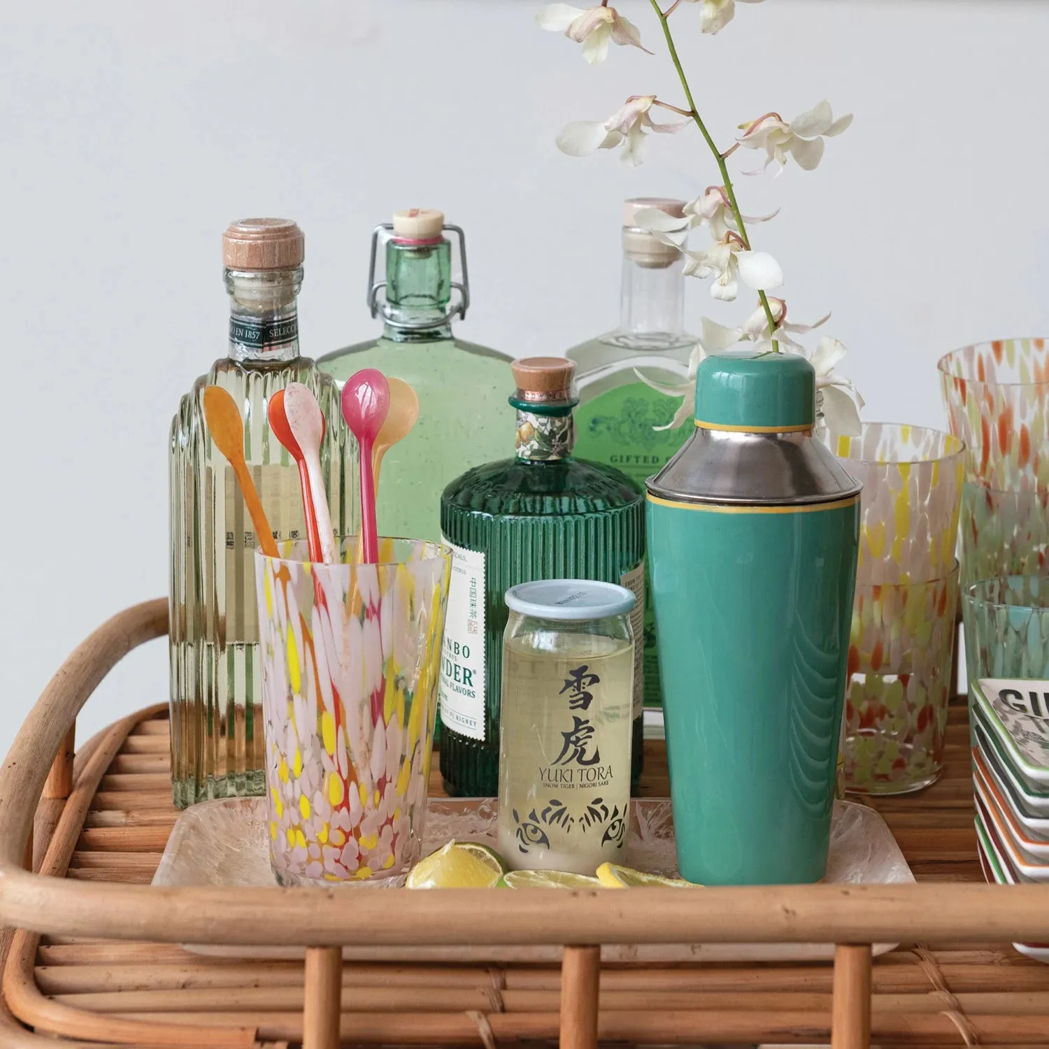 Enameled Cocktail Shaker
