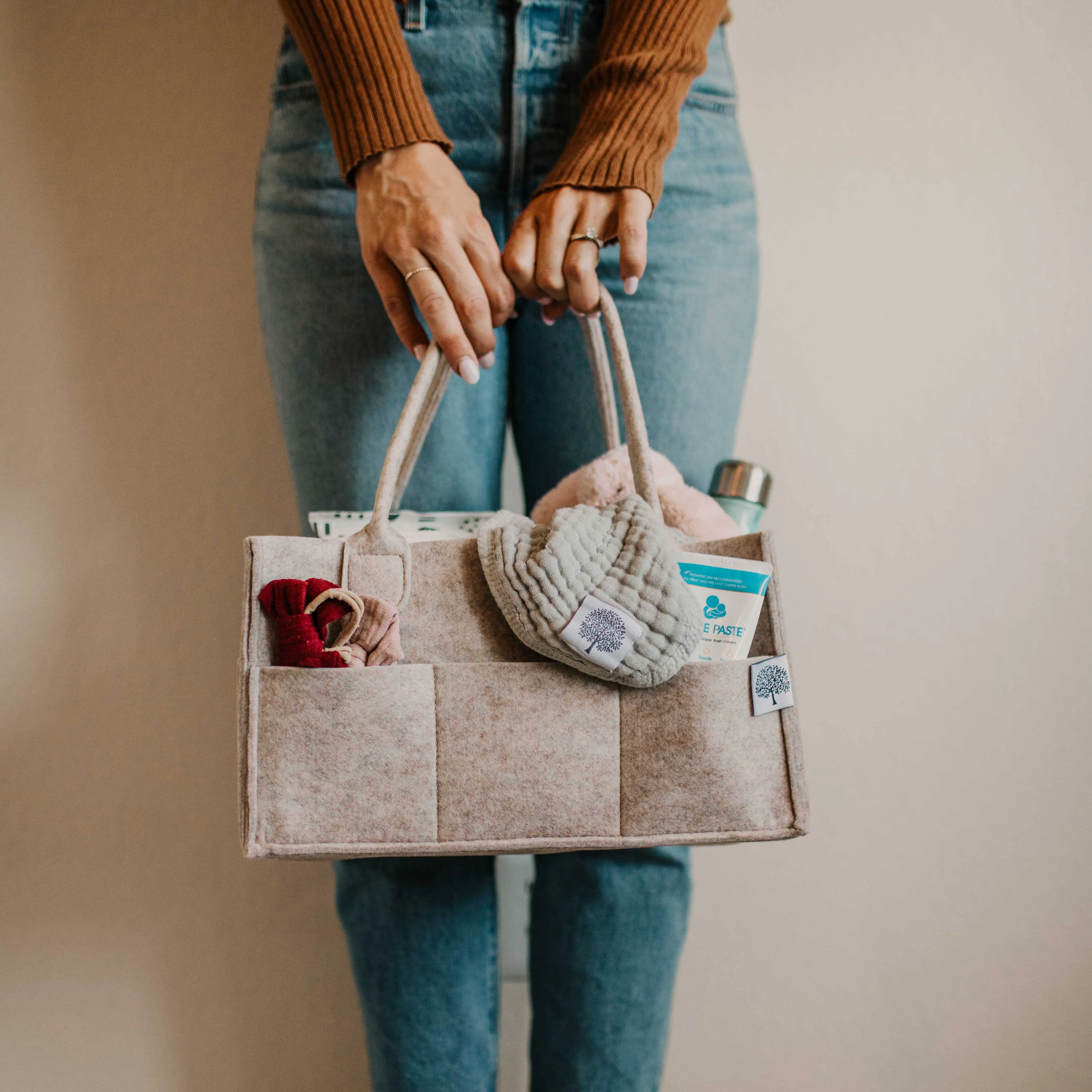 Felt Diaper Caddy - The Perfect WIP Project Bag