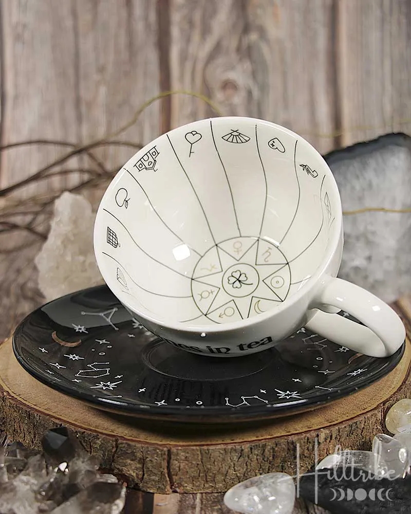 Fortune Telling Cup   Saucer