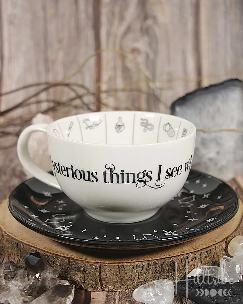 Fortune Telling Cup   Saucer