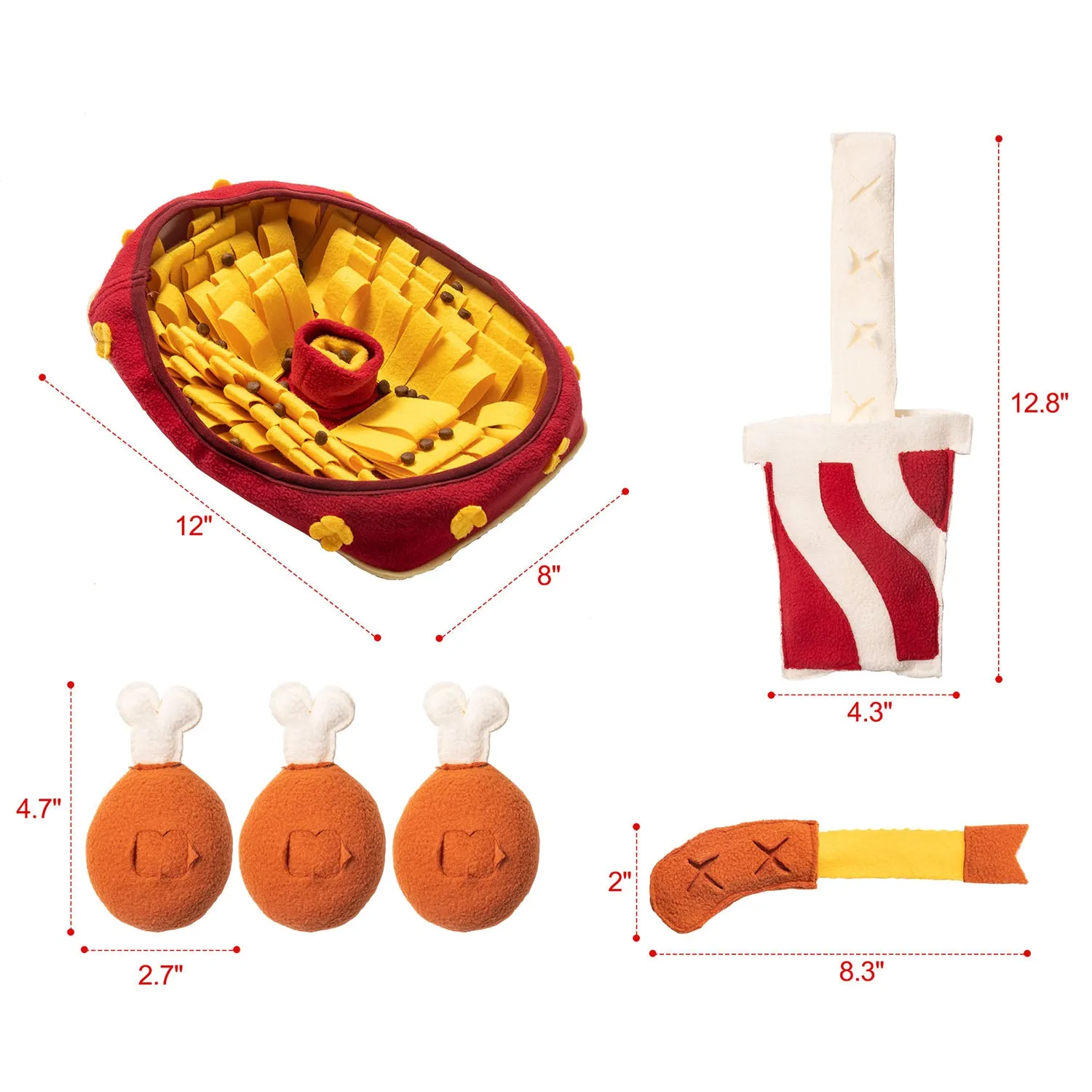 Fried Chicken Snuffle Mat
