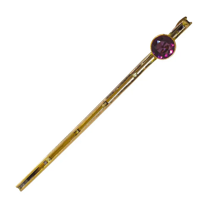 Garnet Stock Pin