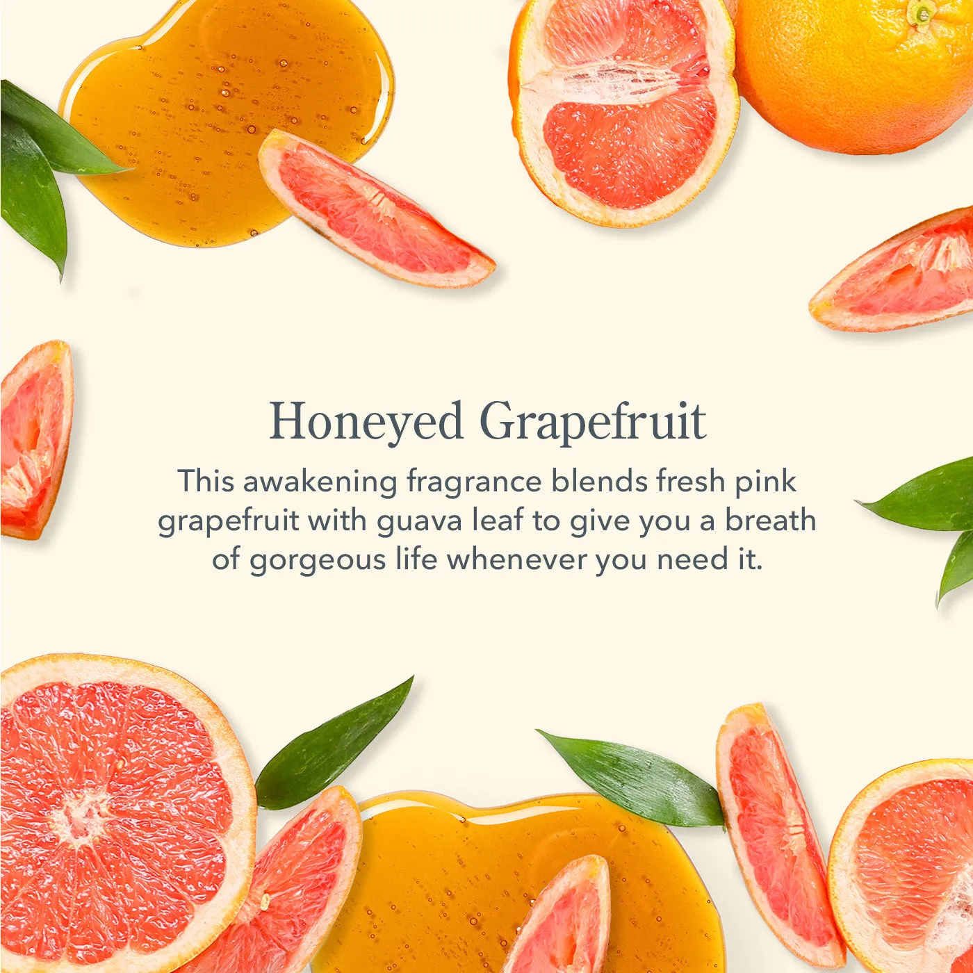 Honeyed Grapefruit Set of 2 Caddy