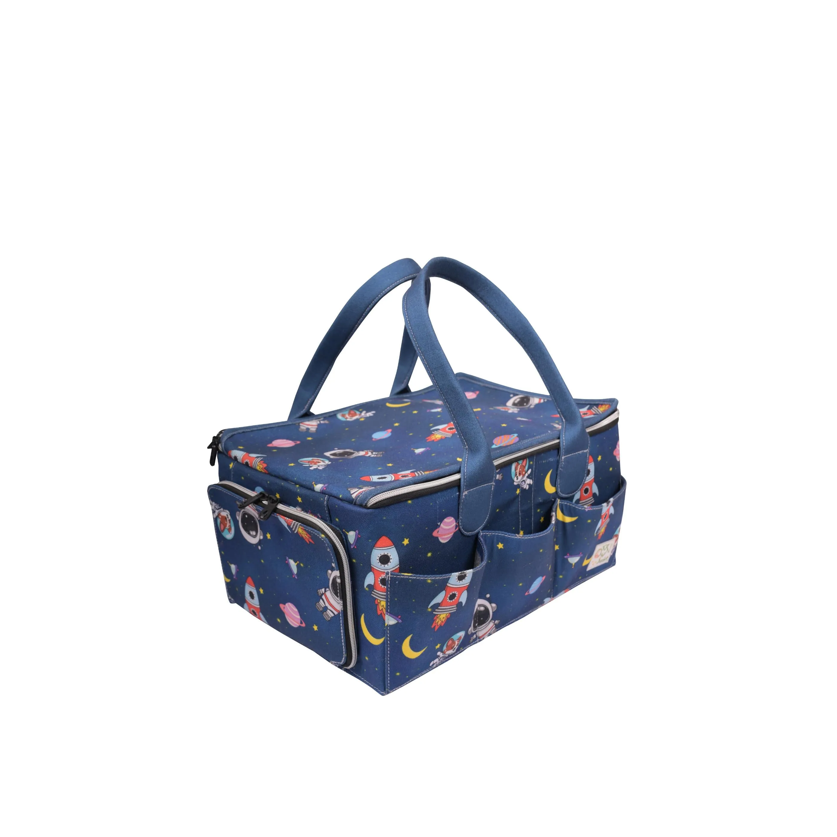 Junior All in One Personalised Zipper Diaper Caddy