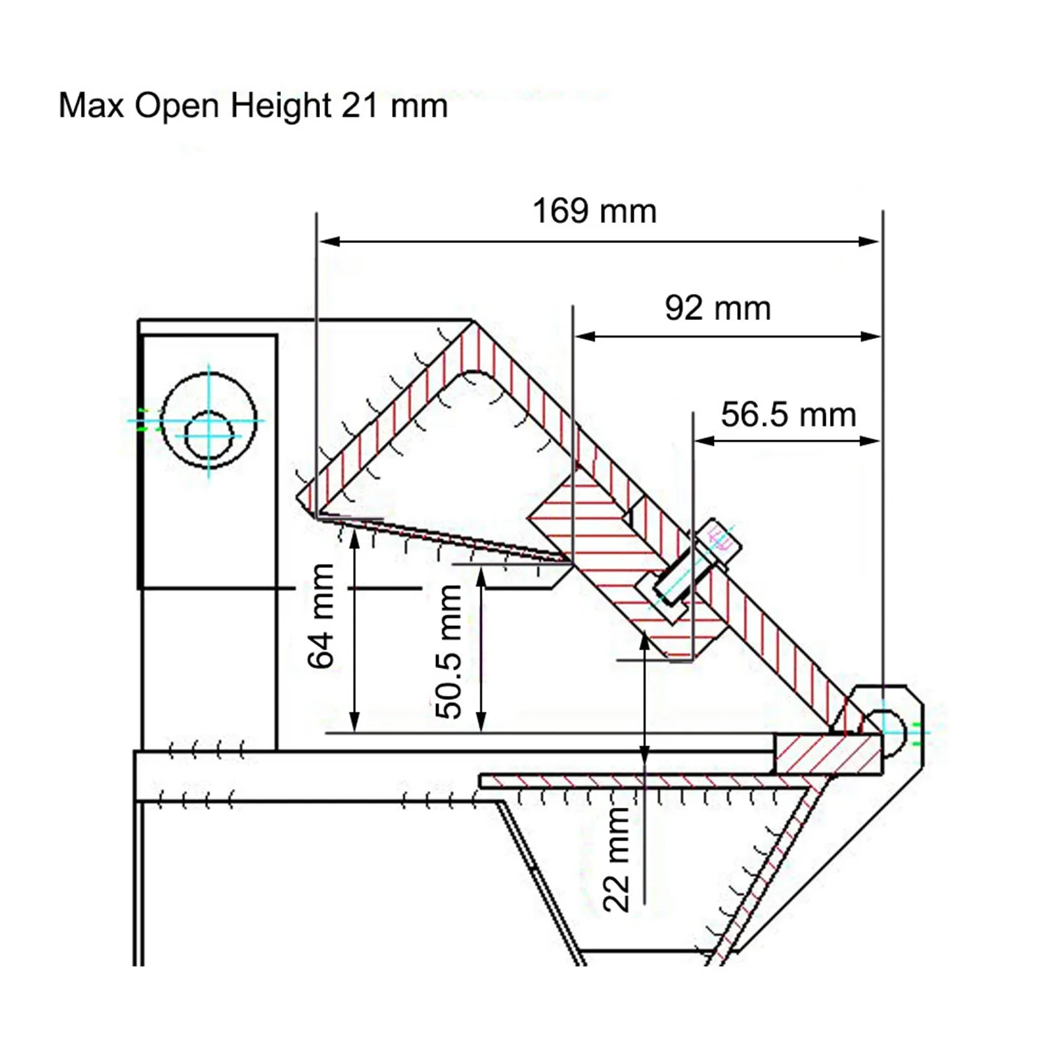 KANG Industrial W-2420A, 610mm Box and Pan Brake, High Precision Pan and Box Metal Brake, Easy Operation Metal Box Brake, 1.0mm Sheet Metal Machine