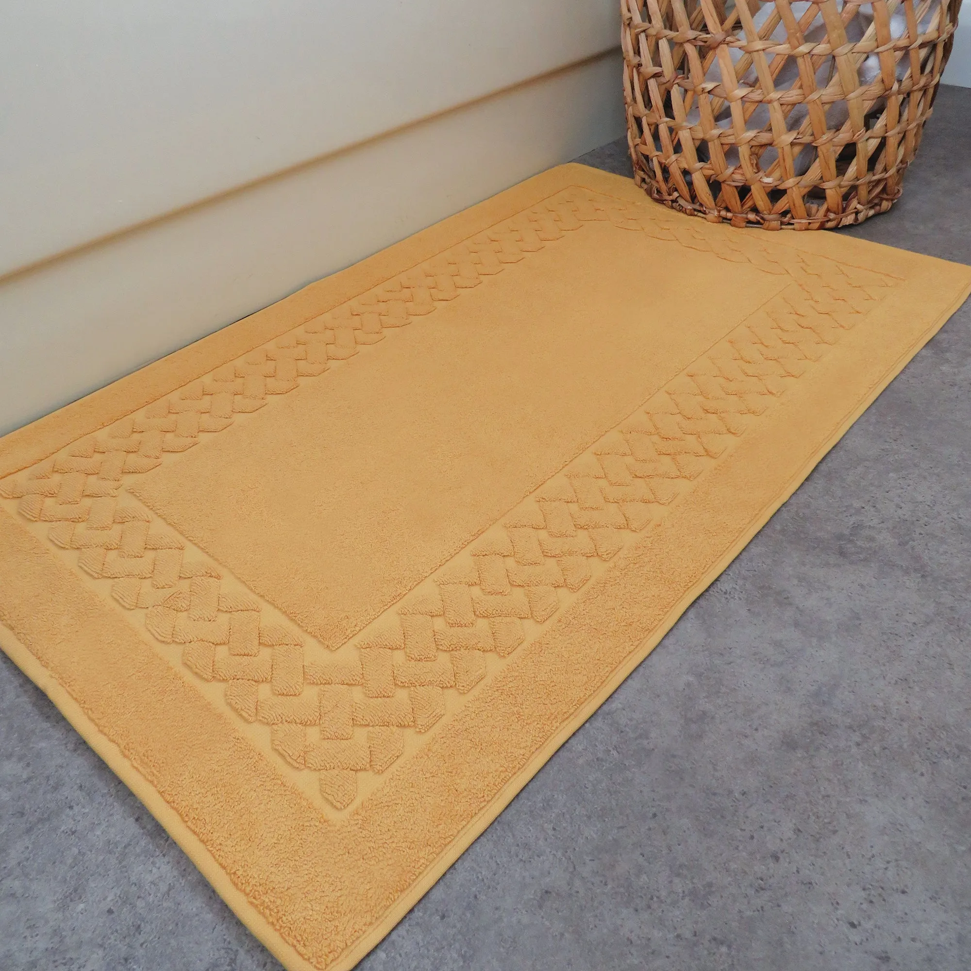 Lemon Quartz Luxury Cotton Bath Mat