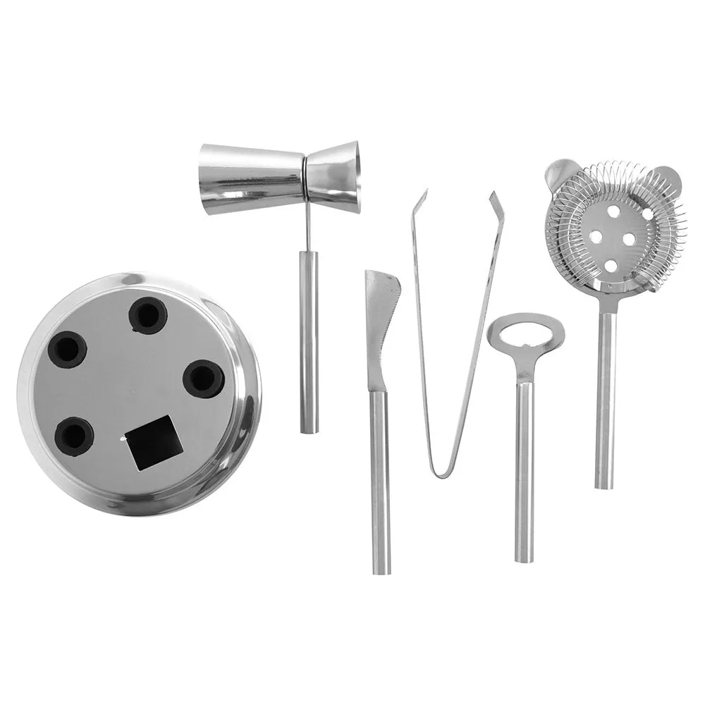 Manhattan Bar Tool Set Stainless Steel