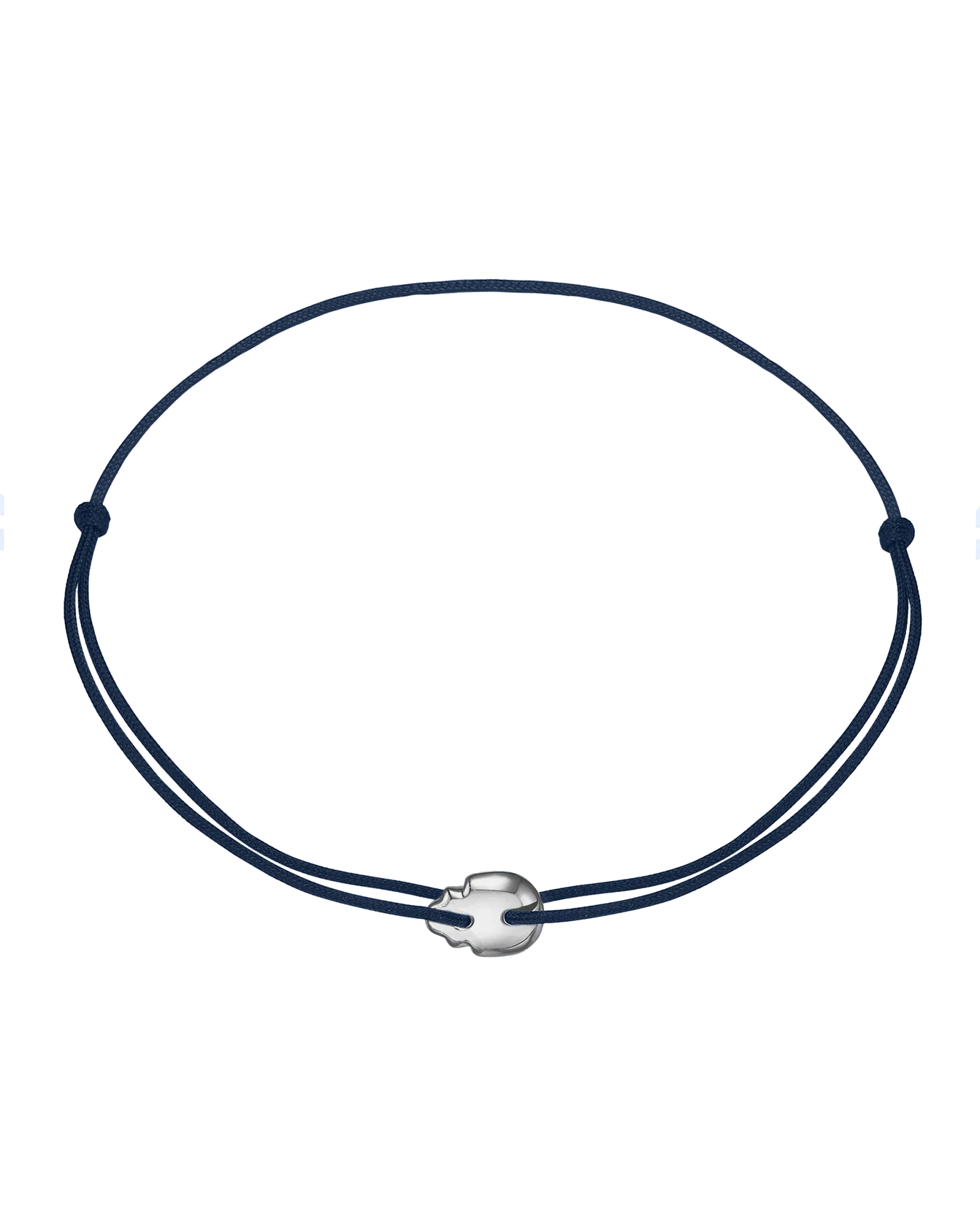 Men's Skull Cast Bracelet - 14K White Gold