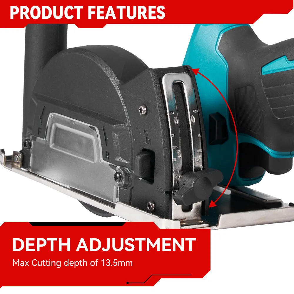 ONEVAN 76mm Brushless Electric Cordless Angle Grinder | For Makita 18V Battery