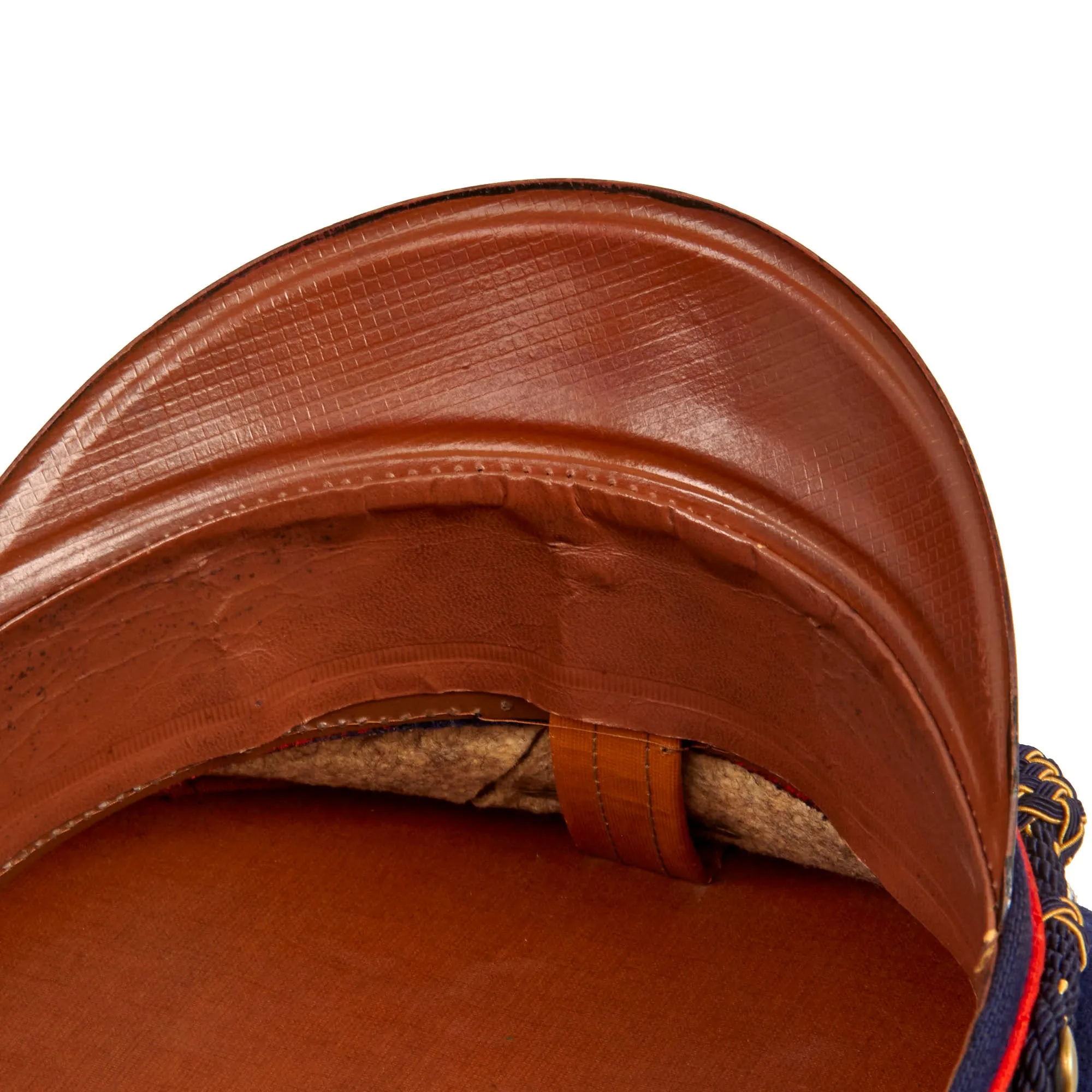 Original WWII German Deutsche Reichsbahn Railway Official’s Schirmmütze Visor Cap by Leopold Appert