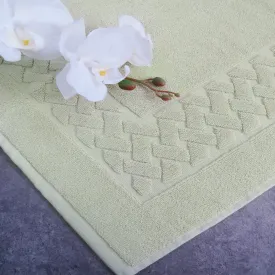 Pale Green Luxury Cotton Bath Mat