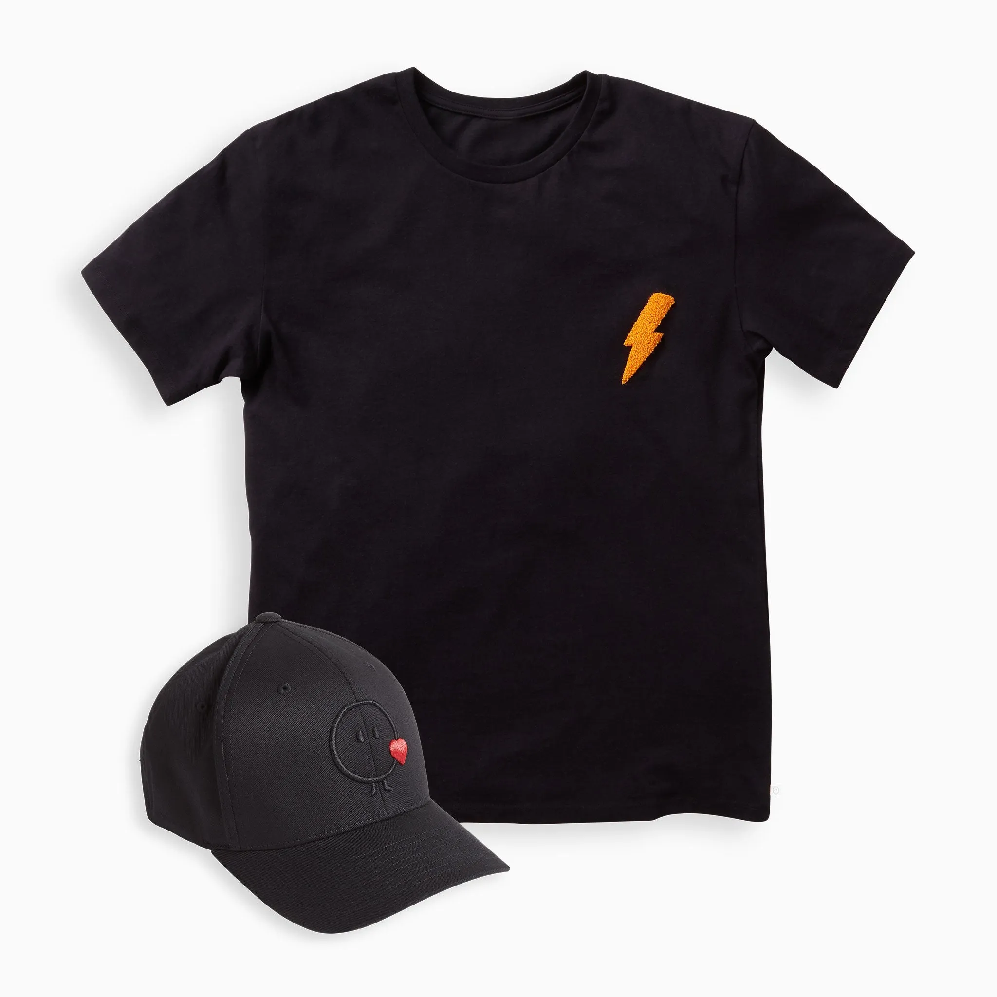 Papa Heart Cap & Tee Set