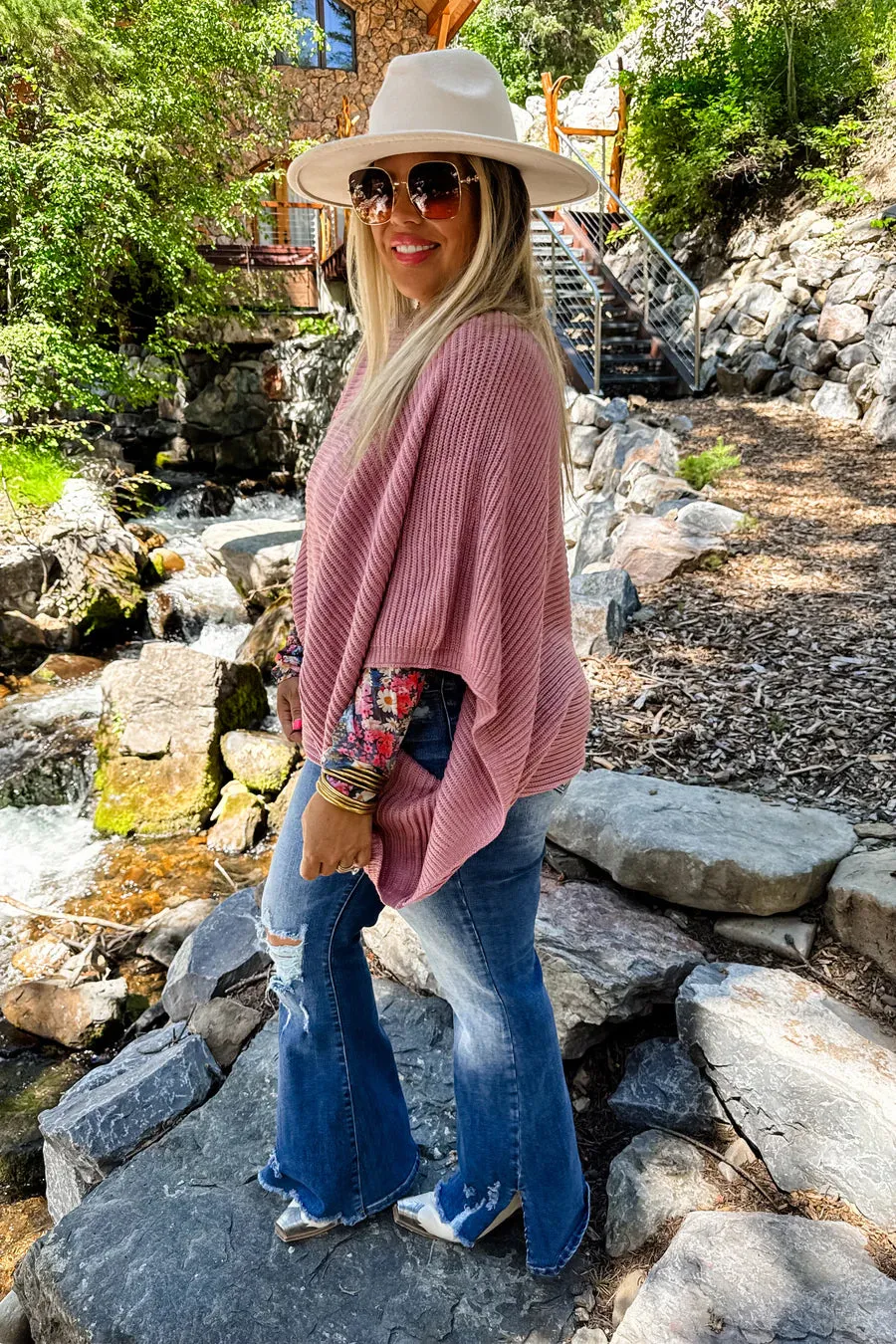 {Pre-Order }Meg Pullover Poncho *HALF PAYMENT DUE NOW, HALF DUE ON ARRIVAL*