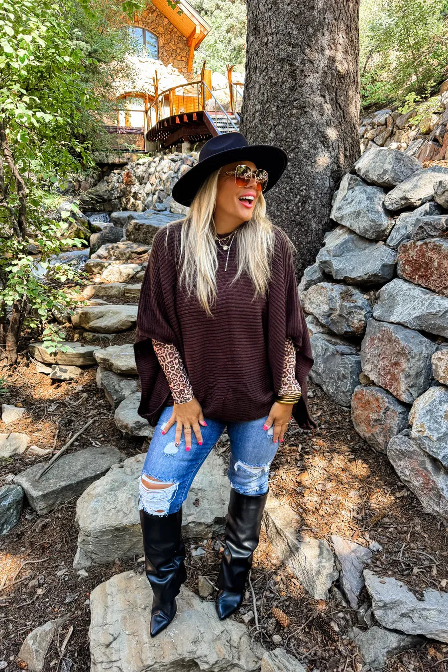 {Pre-Order }Meg Pullover Poncho *HALF PAYMENT DUE NOW, HALF DUE ON ARRIVAL*