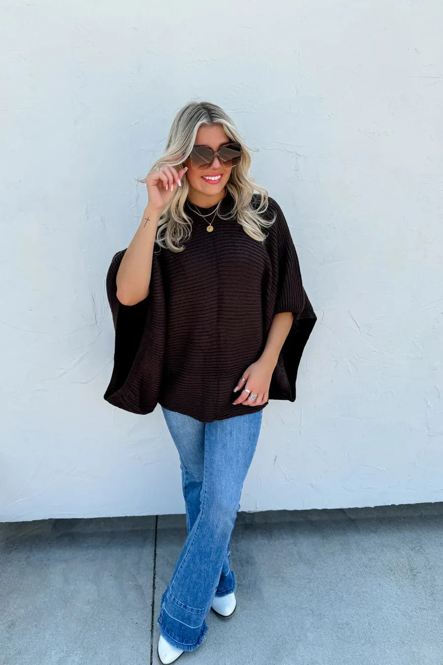 {Pre-Order }Meg Pullover Poncho *HALF PAYMENT DUE NOW, HALF DUE ON ARRIVAL*