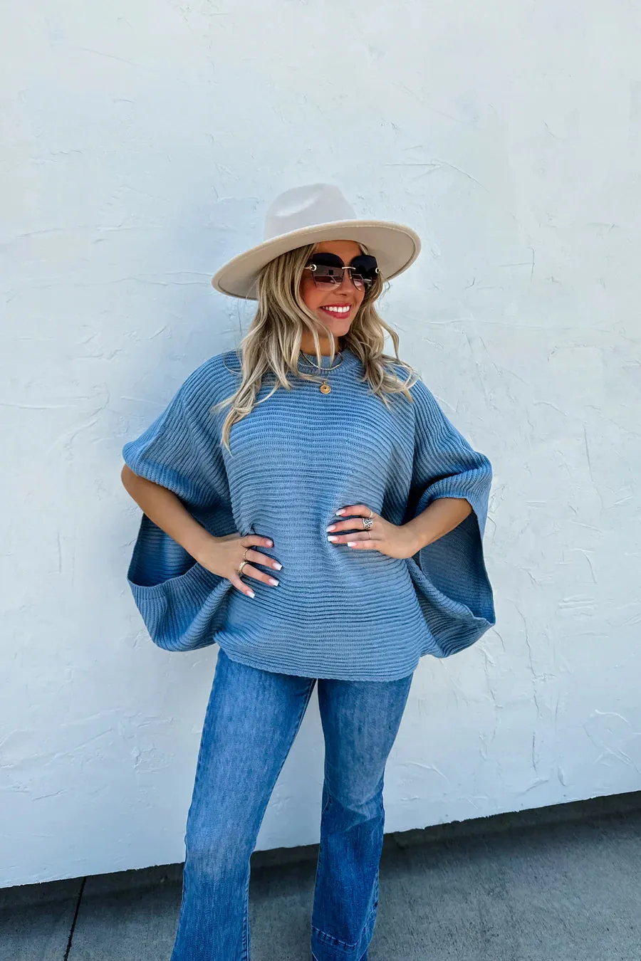 {Pre-Order }Meg Pullover Poncho *HALF PAYMENT DUE NOW, HALF DUE ON ARRIVAL*