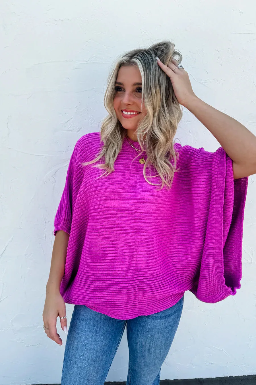 {Pre-Order }Meg Pullover Poncho *HALF PAYMENT DUE NOW, HALF DUE ON ARRIVAL*