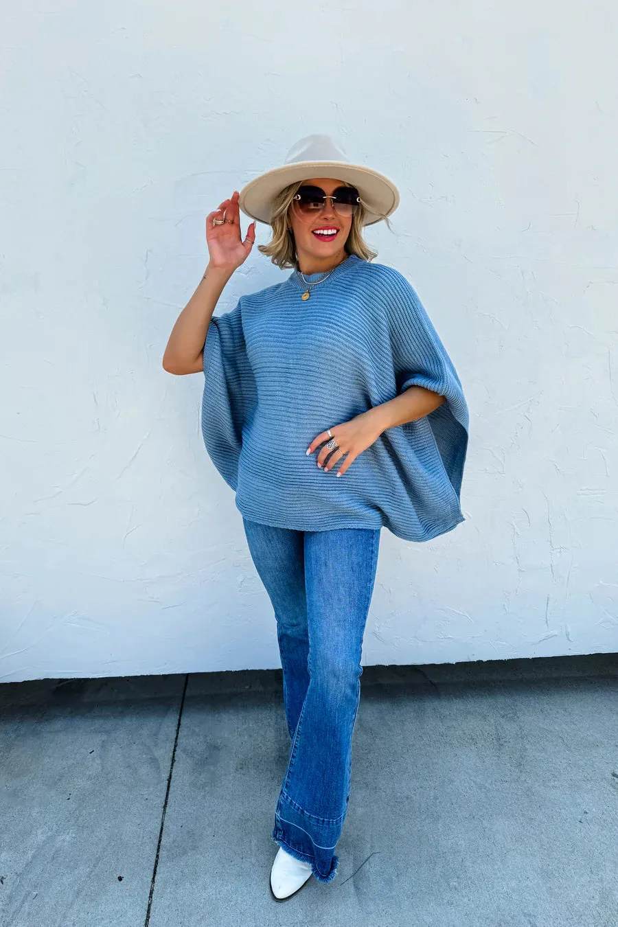 {Pre-Order }Meg Pullover Poncho *HALF PAYMENT DUE NOW, HALF DUE ON ARRIVAL*