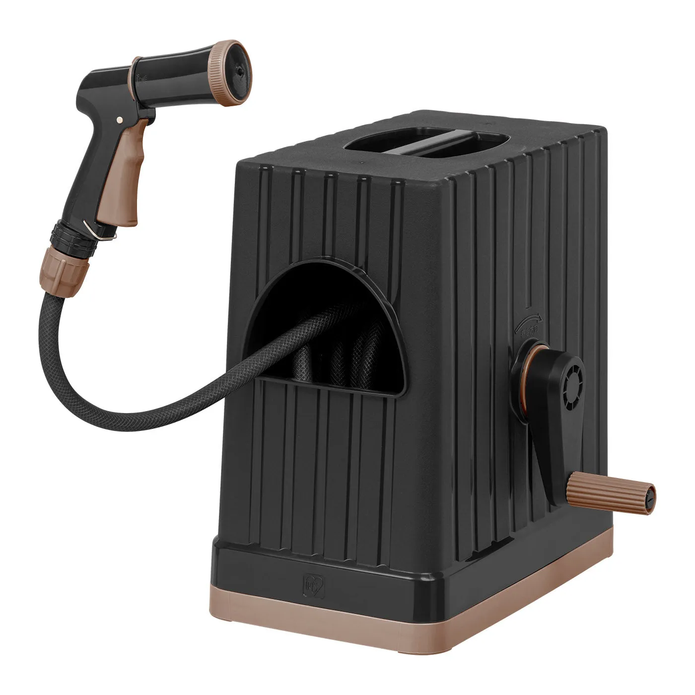 Retractable Garden Hose Reel with Hose Storage Box