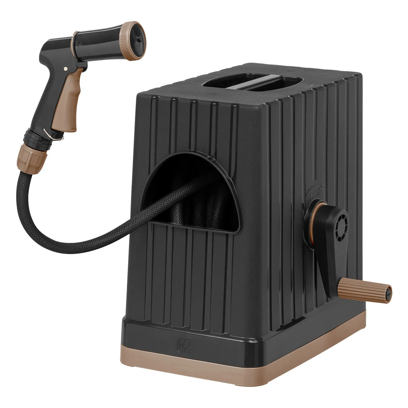 Retractable Garden Hose Reel with Hose Storage Box
